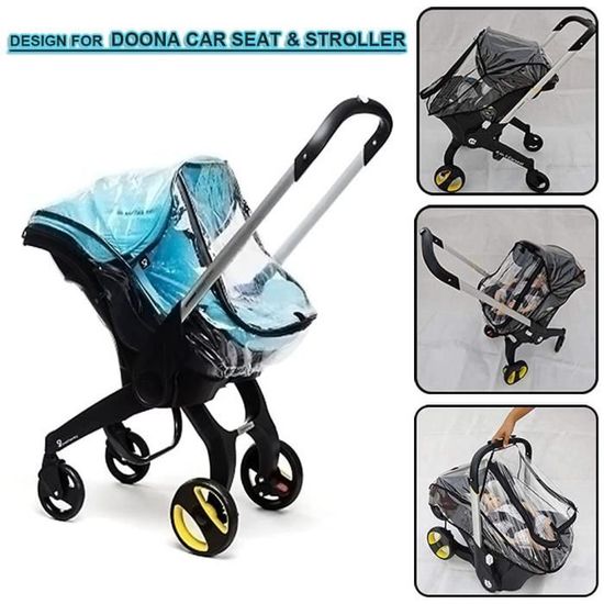 Cysocool Housse De Pluie Doona - Protection Imperméable Siège Auto Et Poussette Avec Fermeture Éclair