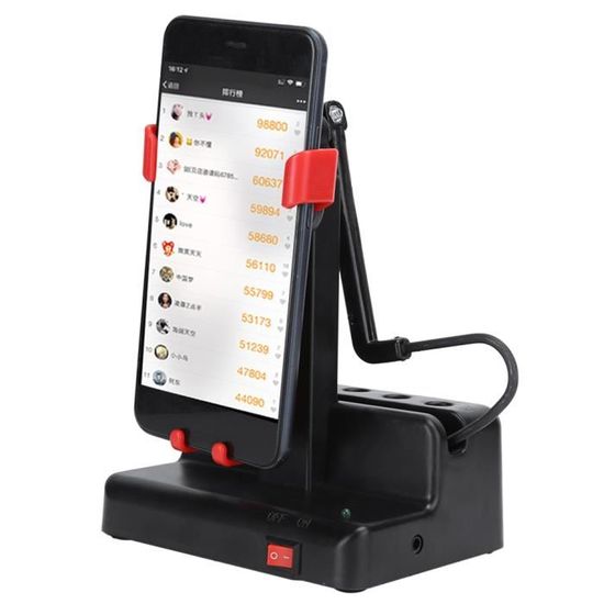 Shaker Pour Téléphone Portable Biitfuu - Podomètre Automatique, Oscillation Pour Augmenter Les Pas - Alimentation USB, Couleur Bleu Ciel - 4