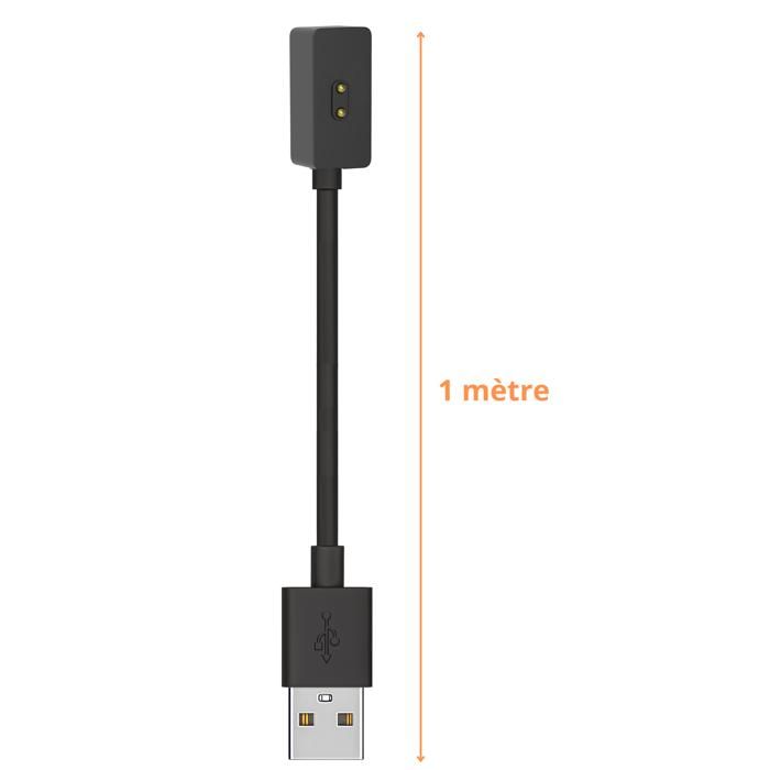 Câble De Charge Magnétique Pour Xiaomi Mi Band 8 / Redmi Band2 - Lot De 2, Longueur 1 M, USB | Compatible Montre Connectée