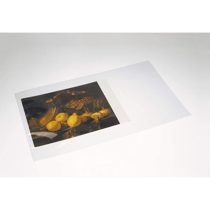 Italpak Sachets Transparents Pour Les Alients Noël, Sachets Bonbon, Blanc/Or, 50 Pièces