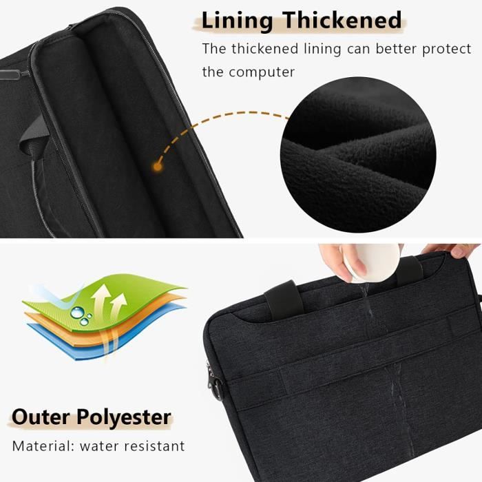 Sacoche Pour Ordinateur Portable 14 15 6 Pouces Sac Main Porte 