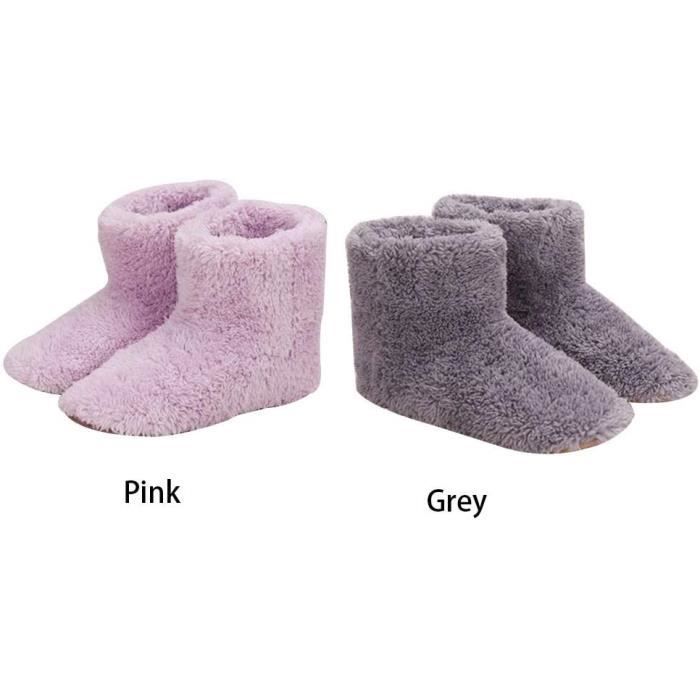 Enfant Semelle Chaussure Chauffante Chauffe-Pieds Chaussures Chauffantes  électriques Pantoufles
