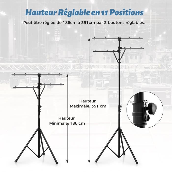 RedOne Music Canada | Chauvet DJ FLEXSTAND - Pied Télescopique Eclairage & Audio