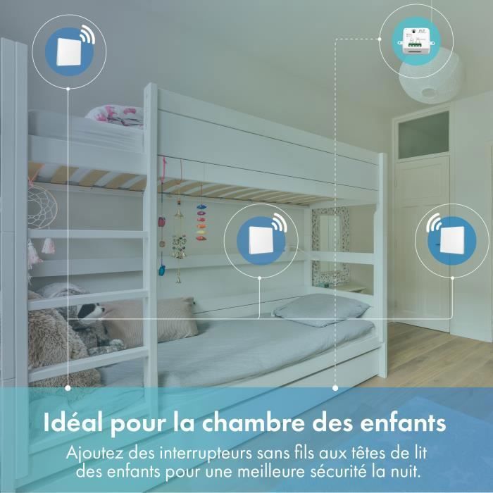 Interrupteur sans fil Sortie Relais