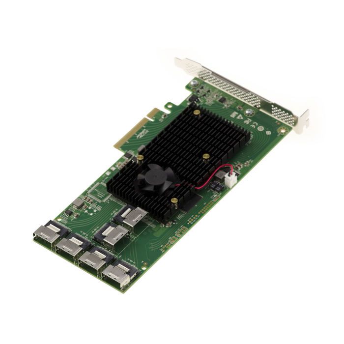 Contrôleur Stockage Serveur Carte Contrôleur SAS LSI 9240-8i - 8 Ports SAS/SATA 6GB/s - RAID 0,1,5,10,50 - PCIe 2.0 Contrôleur RAID PCIe