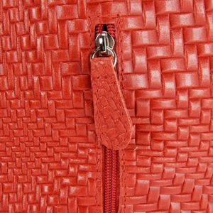Waiyqju Mini Sac à Main En Cuir Tressé Luxe Femme - Sac Bandoulière Élégant Avec Poignée Supérieure