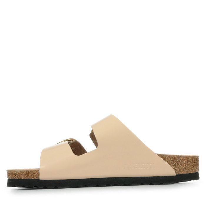 Sandales femme Birkenstock Arizona Big Buckle Natural Leather Patent