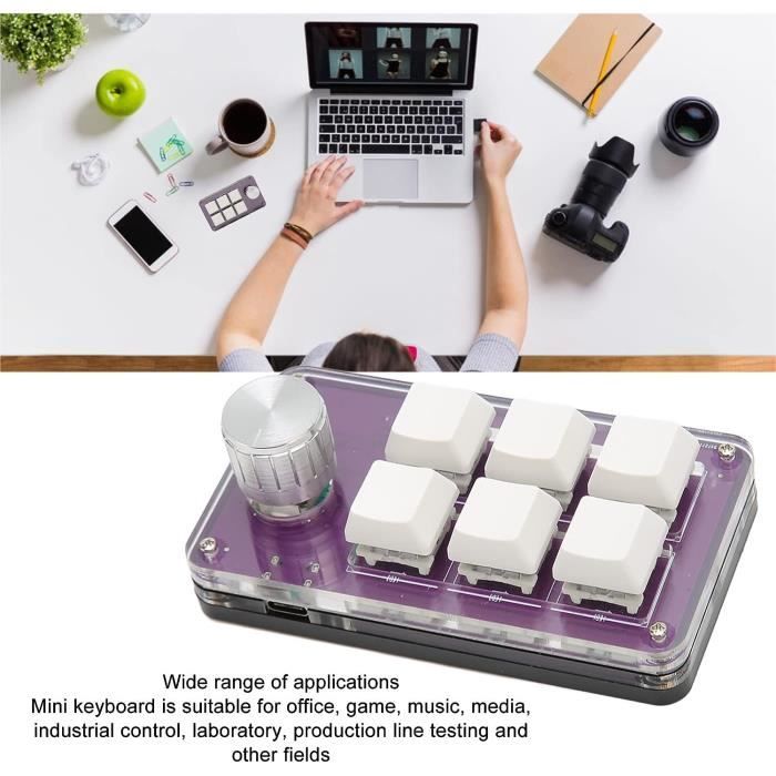 Clavier Programmable, Clavier Mécanique Filaire À Une Main Plug And ...