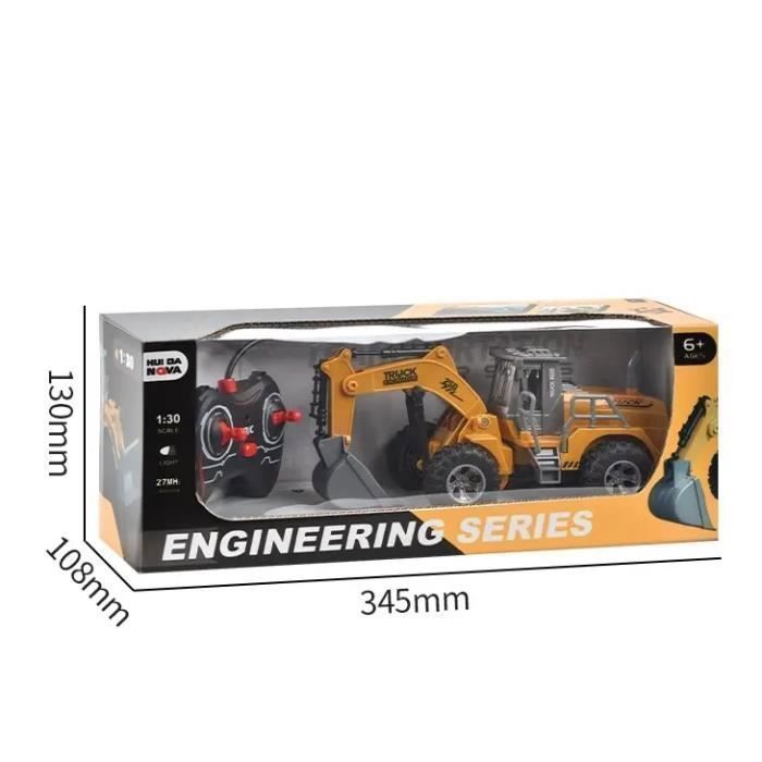 Pelleteuse Télécommandée Tracteur de Construction Télécommandé Enfant, 9 Canaux 1