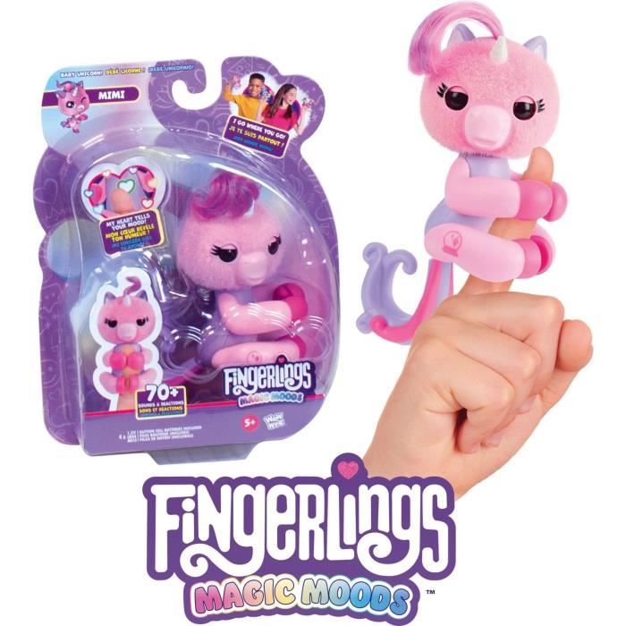 Fingerlings - LANSAY - Magic Moods Mimi la licorne - Jeu de récré
