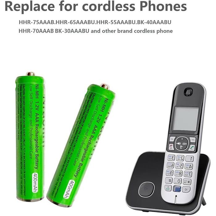 Pile Rechargeable AAA 400mah 1 2v pour Téléphone Pile AAA 400mah NiMH — free download