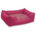 BedDog MIMI lit pour chien,coussin,panier pour chien [L env. 80x65cm, PINK (rose/rose)]-0