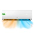 Cecotec Air Conditioning Split Airclima 9000 SmartFresh. 9000 BTU, moteur DC, pompe à chaleur, télécommande, écran LED
