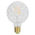 Duokon ampoule décorative Ampoule rétro G95 E27 Ampoule de lampe à filament vintage de forme unique 4W 220V 360lm Lumière chaude-0
