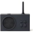 Lexon Radio FM & Enceinte Bluetooth  Tykho 3 Gris Foncée - 3660491006096-0