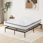 SLEIVANT Ensemble Matelas et Sommier 140x190,Lit 140x190 avec Sommier et Matelas,Matelas 140x190x16cm