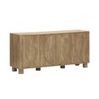SWEEEK Buffet exotique décor bois de manguier 4 portes 155cm Pondi