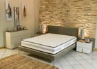 LITERIE JULIEN Matelas face de contact Mmoire de Forme 60 Kg-m3 Alse 180x200 x 23 cm Ferme Oreiller Visco - 7 Zones de Confort - Noyau Poli