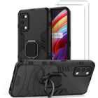 Realme 7 PRO 4G - Coque Résistante avec béquille et 2 protections écran verre trempé [Novago]