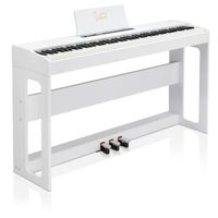 88 Touches Standard Marteau Clavier Sans Couverture Sans Banc De Piano Blanc,pour tous les niveaux d'expérience
