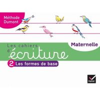 Les cahiers d'écriture - Maternelle MS, GS. Cahiers N° 2 : Les formes de base, Edition 2020