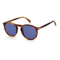 David Beckham lunettes de soleil 1009/S hommes cat. 3 rond brun/bleu