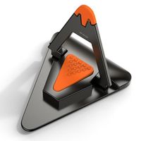 TD® Dissipateur thermique triangulaire en alliage d'aluminium pour ordinateur portable mini-ordinateur de stockage portable pliable