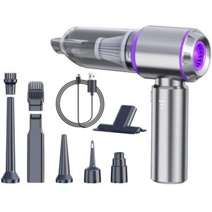 Aspirateur à Main Sans Fil Puissant - 750 Ml, Sans Sac, Idéal Pour Poussière Et Saletés