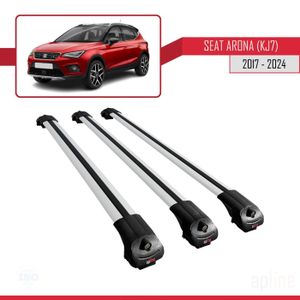 BARRES DE TOIT Compatible avec Seat Arona (KJ7) 2017-2023 Barres 