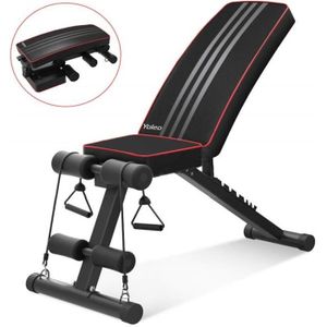 BANC DE MUSCULATION YOLEO Banc de Musculation Pliable Multifonction Si