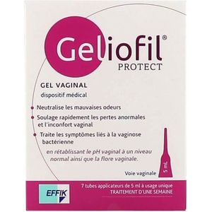 TOILETTE INTIME Geliofil Protect Gel Vaginal 7 tubes applicateurs