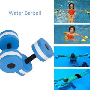 eau exercices de fitness /équipement pour Aqua perte de poids Bleu Eau pour exercices en mousse Halt/ères 2 pcs