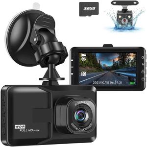 BOITE NOIRE VIDÉO Dashcam 1080P Dash Camera pour Voitures Avant Et A