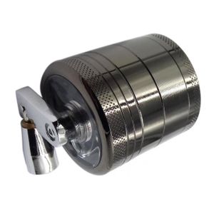 SELUXU Broyeur portatif dherbe de broyeur de Moulin de 3 Couches pour Le Tabac Sec d/épice dherbe