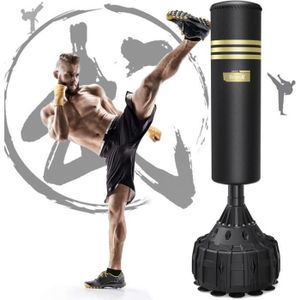 Physionics® Sac de Frappe Rempli - H 100, Ø 35 cm, Poids 26.8 kg - Punching  Bag Boxe, MMA, Muay Thai, Kickboxing, Arts Martiaux - Cdiscount Sport