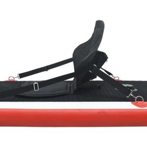 JUPE - DOSSERET KAYAK YOS Accessoires de kayak Siège de kayak pour planche à pagaie stand up polyester, néoprène Noir -9375305243096