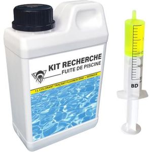 Teinture traceur pour détection de fuite 200 gr - Teinture fuite piscine -  liquide détecteur de fuite (jaune) : : Bricolage