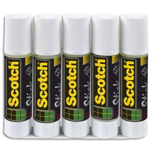 SCOTCH Lot de 5 bâtons de colle économique de 21 grammes