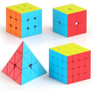CUBE ÉVEIL Vdealen Speed Cube Magique 2x2 3x3 4x4 Pyramide Cu