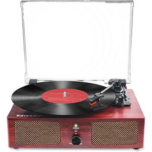 Accessoires de musique Minifigure : Platine vinyle / Tourne-disque vinyle -  modèle composé de pièces LEGO - pour enfants, adultes, mélomanes