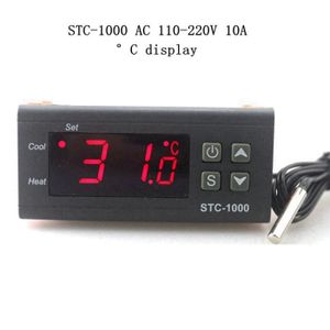 THERMOSTAT D'AMBIANCE Thermostat numérique STC-1000 110-220V pour incubateur - YWEI - Régulateur de température programmable