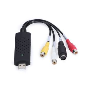 CARTE D'ACQUISITION  New USB 2.0 to 3 RCA Audio S-Video TV DVD VHS RW C