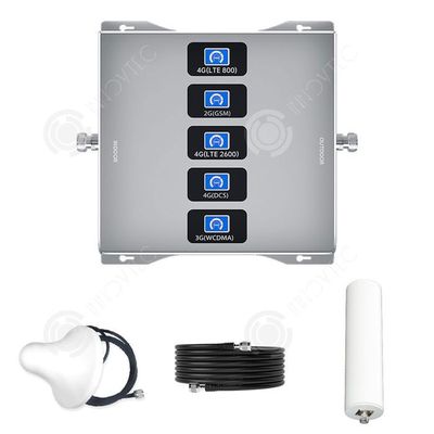 Antenne Extérieure Trinappe 57 DB UHF 4K HD Metronic – Avec Ampli TNT, 8 Sorties