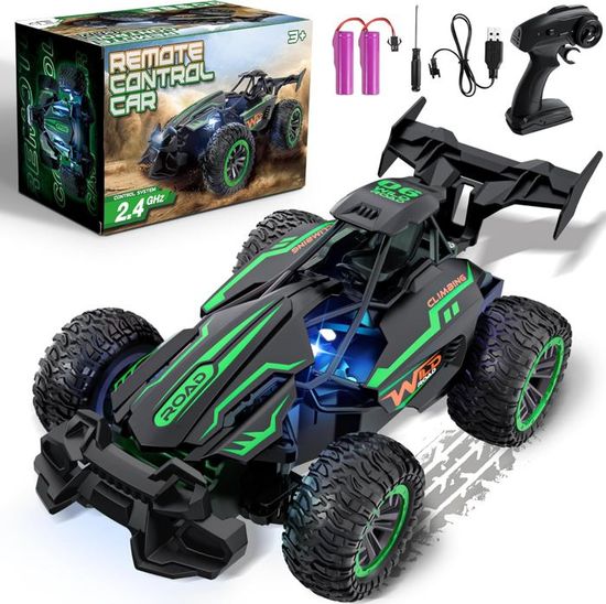 18321 Bleu 1B - Télécommande Voiture 2.4ghz Rc Voiture Tout-terrain 45 Km-h 1:18 Hors Route