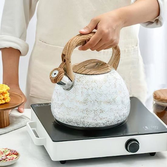 Bouilloire Avec Température Réglable Et Panier à Thé Teatime Kitchencook -  Bouilloire BUT