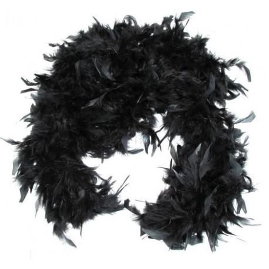 Boa de plumes noir plumes boa article de fête Charleston écharpe à plumes boas à plumes années 20 accessoires Mardi gras
