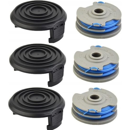 Lot De 6 Capuchons De Rechange Pour Débroussailleuse RLT (séries 4027, 4125, 5027, 6030, 5127, 6130)