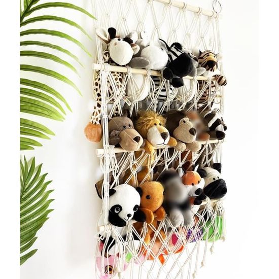 Ftchoice Hamac De Rangement Pour Jouets En Peluche, Corde De