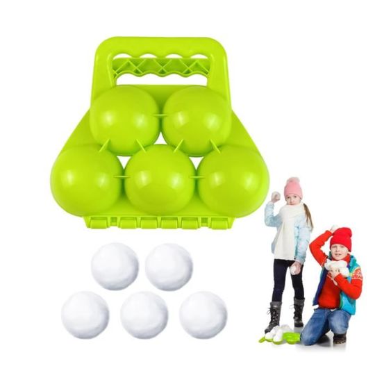 Kit De 2 Pinces à Boules De Neige Pour Enfants - Façonneur De Neige Et Sable - Couleurs Aléatoires