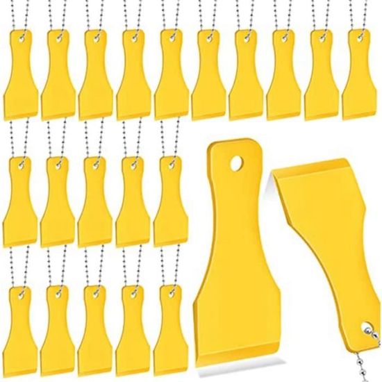 Lot De 2 Grattoirs à Fart XCMAN - 230mm Pour Ski Et Snowboard - Plastique 4mm Avec Encoche Nettoyage Carres